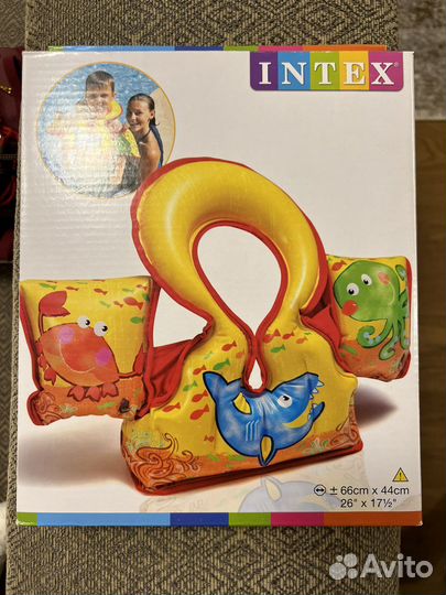 Нарукавники для плавания и жилет