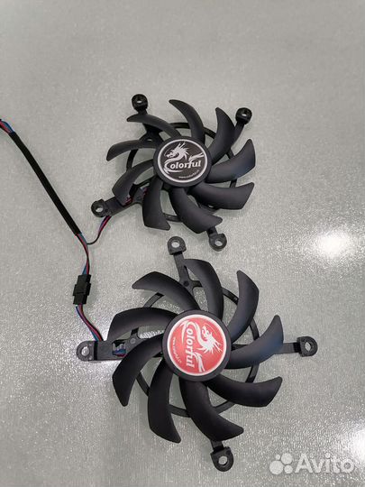 Кулер для видеокарт gtx 1660,с косыми лапами