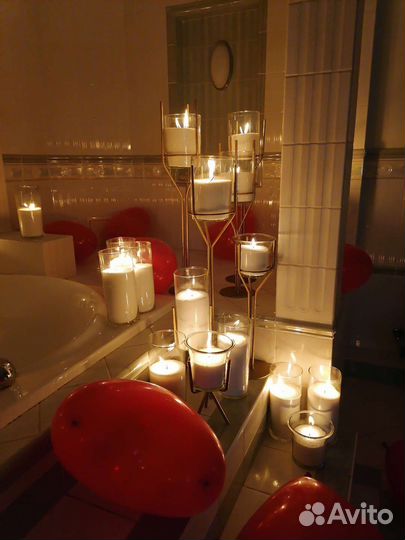 Насыпные свечи, колбы аренда