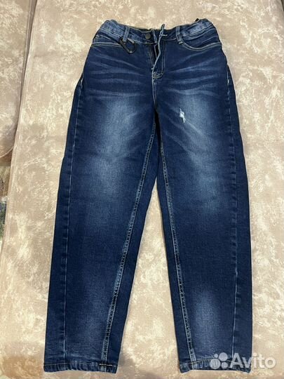 Джинсы и свитшот на мальчика 158