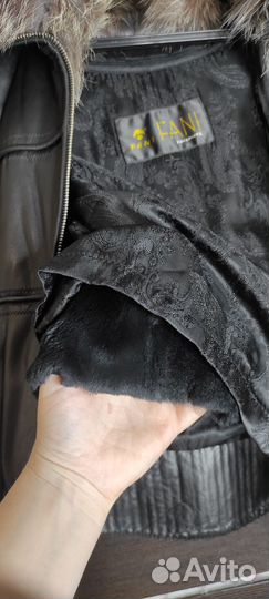 Куртка кожаная женская с мехом