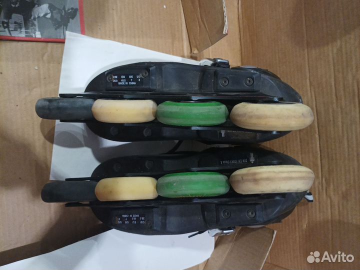 Роликовые коньки rollerblade р.р 40.5 260мм