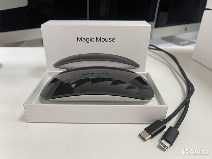 Apple Magic Mouse 3 Black в коробке (чм3-3)