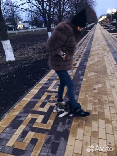Шуба из песца