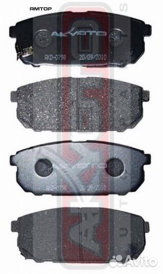 Asva AKD0798 AKD-0798 asva колодки тормозные диско