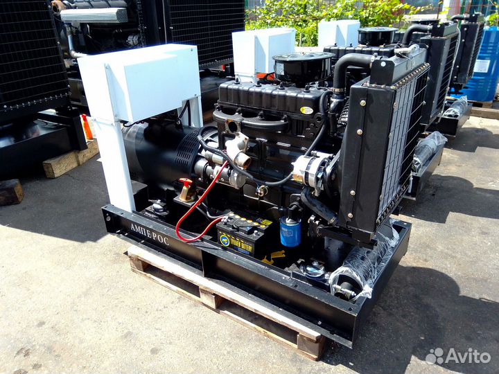 Дизельный генератор 15кВт открытый электростанция