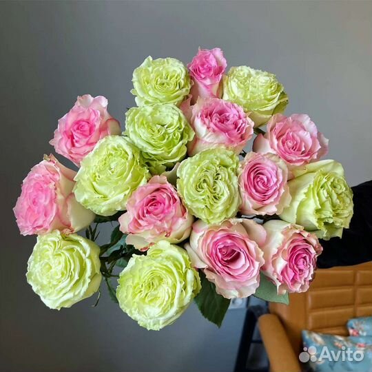 Цветы розы букет