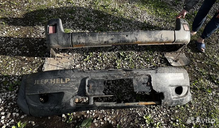 Бампер передний УАЗ патриот 2008г