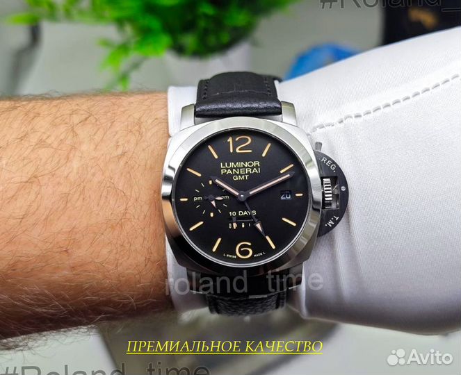 Элитные мужские часы Panerai Luminor Gmt 10 days