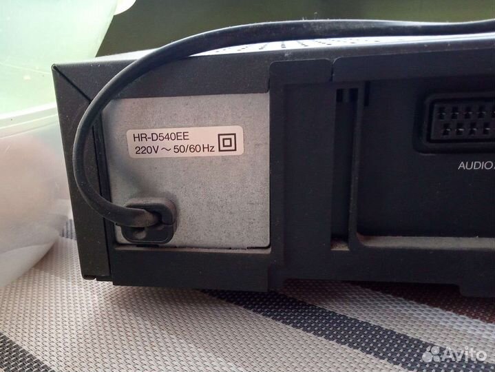 JVC video cassette recorder, model: HR-D540EE