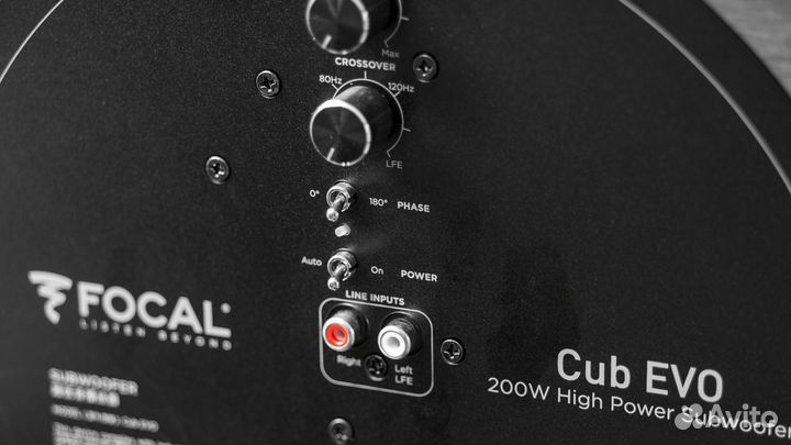 Сабвуфер Focal cube EVO black