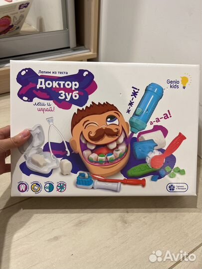 Доктор зуб лепим из теста