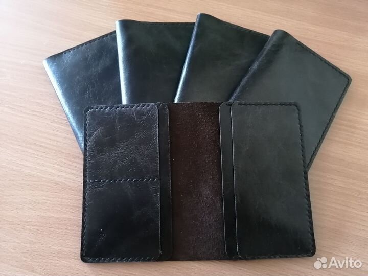 Обложка для документов натуральная кожа