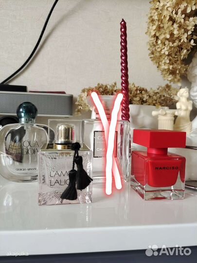 Пустые флаконы от парфюма