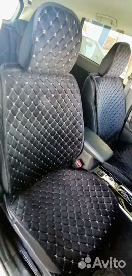 Накидки алькантра-велюр на силиконе