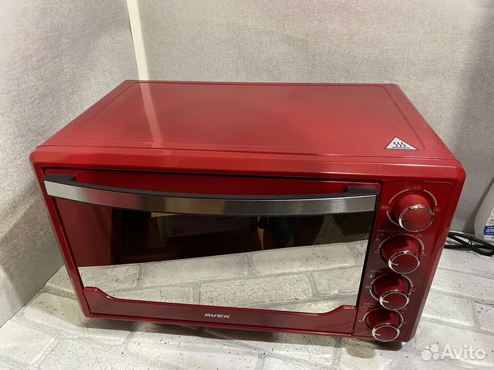 Мини-печь Avex TR 350 mrcl красная