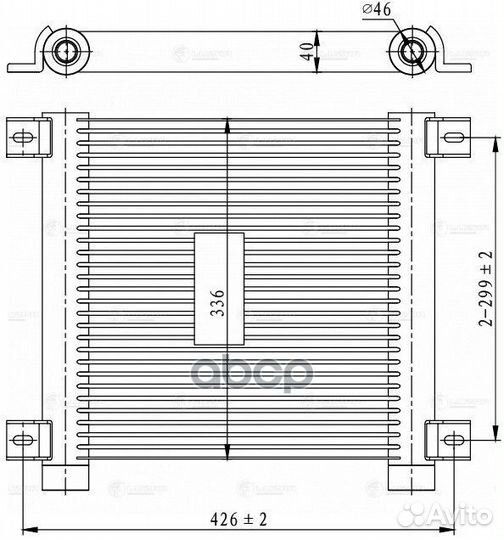 Радиатор масл. LOC1302 luzar