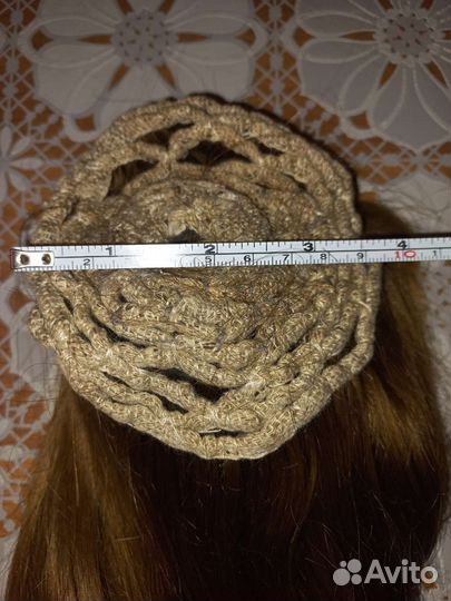 Хвост шиньон натуральный типа Бабетта