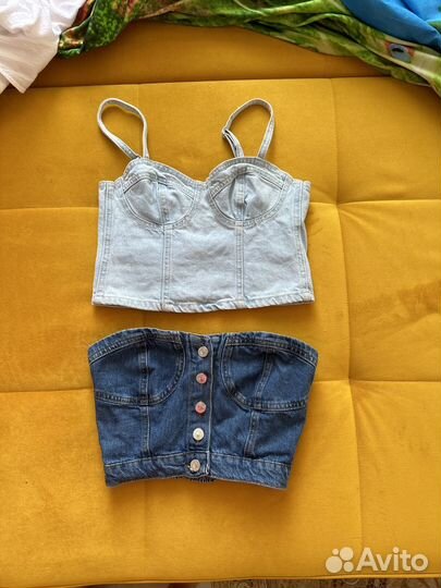 Топы джинсовые