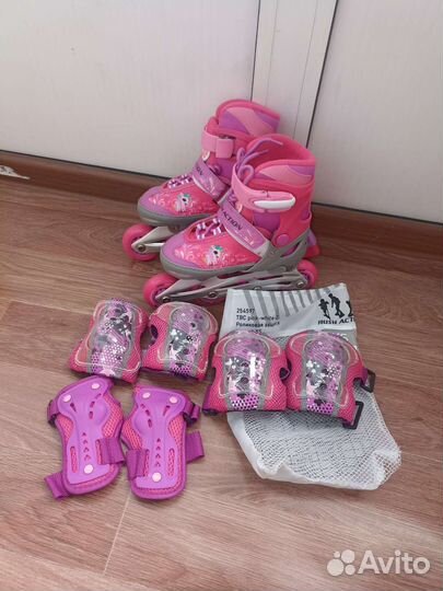 Роликовые коньки, раздвижные 26-29