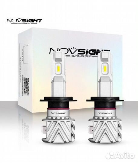 Сверх яркие светодиоды Novsight N35 6000k, комплек