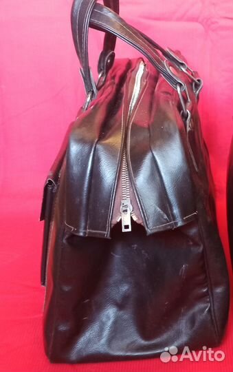 Саквояж/сумка/портфель СССР Нат. кожа