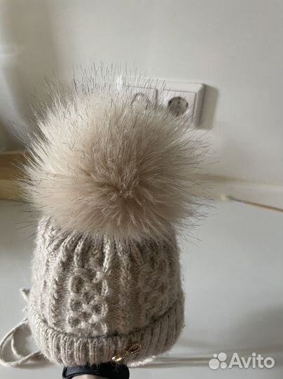 Шапка зимняя для девочки 44-47