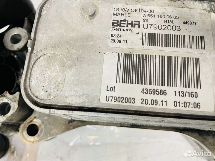 Теплообменник OM651 Mercedes W204