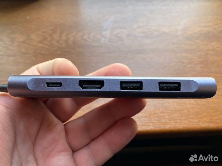 Хаб Ugreen 5в1 2xUSB 3.0/SD/hdmi/USB-C