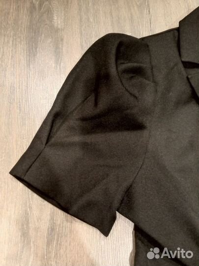 Платье пиджак короткий рукав