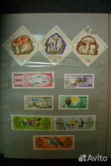 Марки Монголии