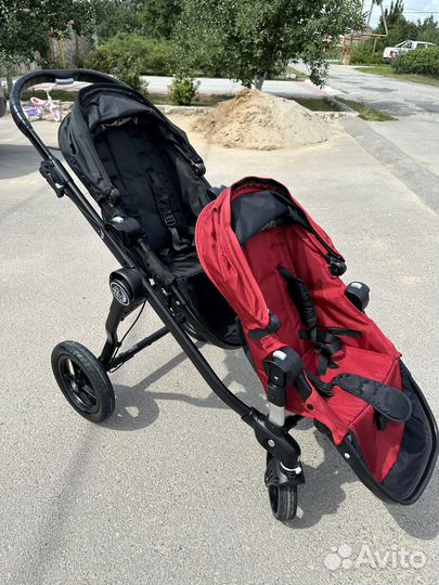 Baby jogger city select коляска для двойни