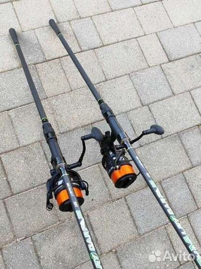 Набор карповый из двух удилищ