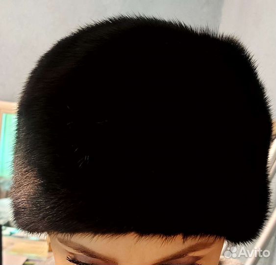 Шапка норковая новая женская 53-54 размер