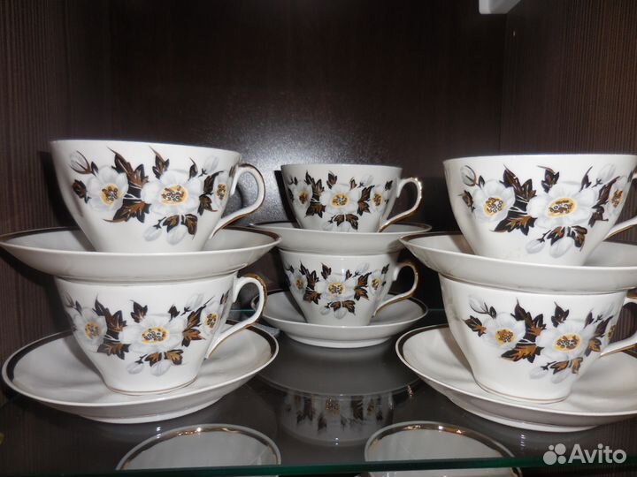 Сервиз из Тончайшего Фарфора в Идеале, на 6 Персон