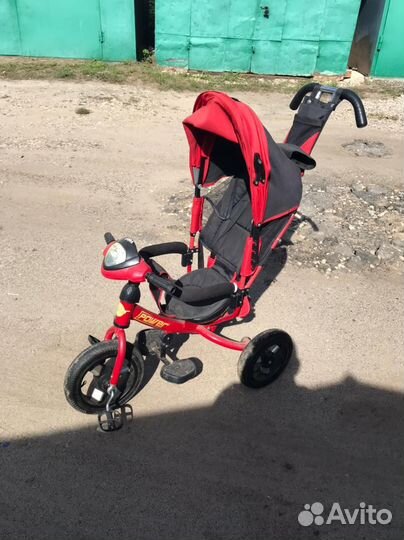 Детский велосипед с ручкой