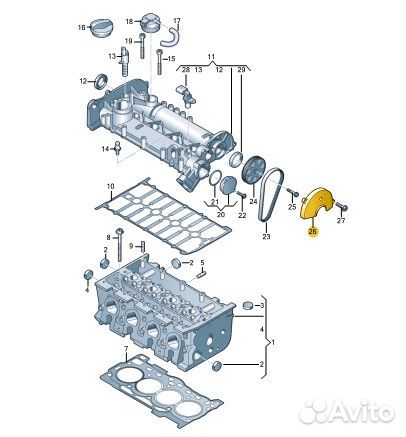 Кожух ремня грм Volkswagen Polo CWV 813497 2020