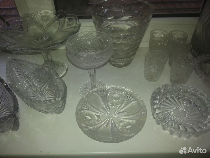 Хрусталь винтаж СССР, Чехия1960-1970 гг