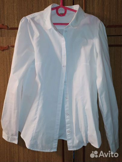 Рубашка школьная на девочку, рост 158