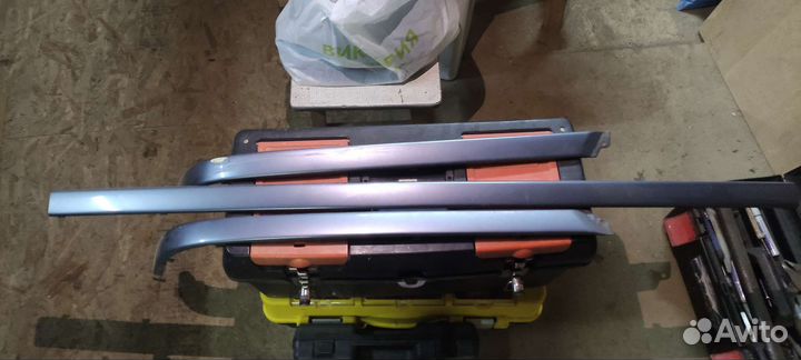 Молдинги заднего бампера bmw e39