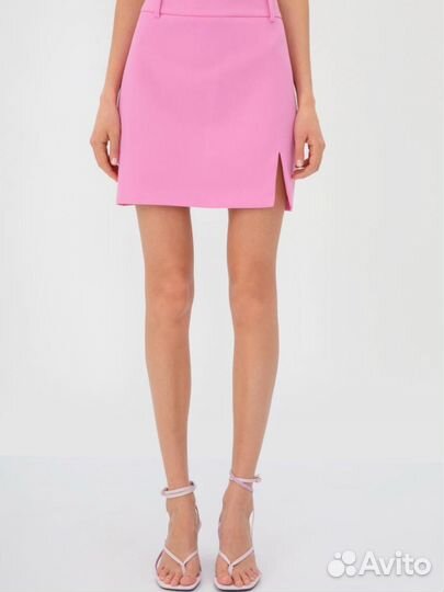 Розовая мини-юбка Lime