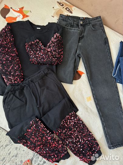 Одежда для девочки 140 146 роста