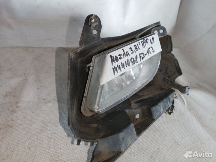 Фара противотуманная передняя левая Mazda 3 BL