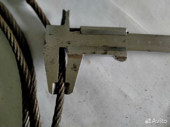 Трос буксировочный металлический СССР