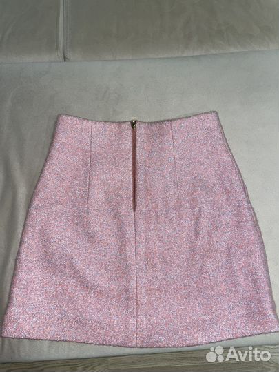 Юбка твидовая теплая