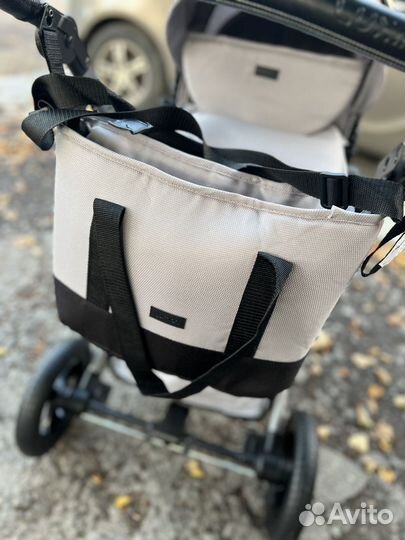 Новая коляска трансформер luxmom 2в1 серая