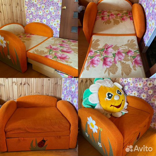 Детский диванчик раскладной бу