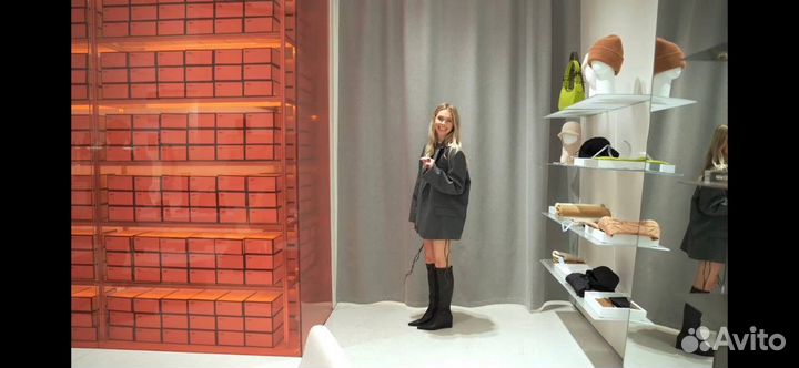 Сапоги танкетка 39р новые оригинал