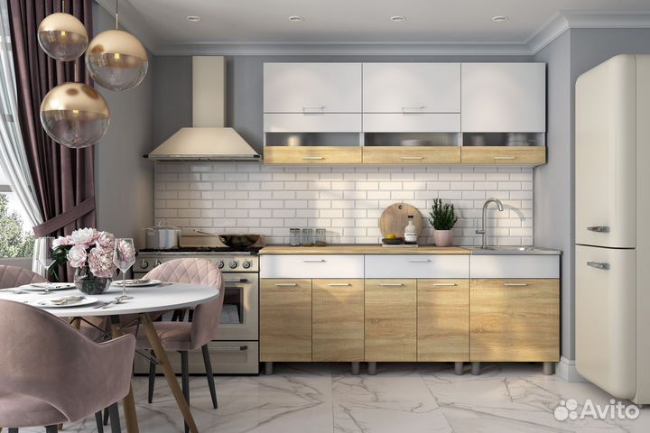 Кухонный гарнитур прямой