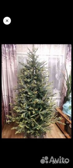 Елка искусственная литая новая 210